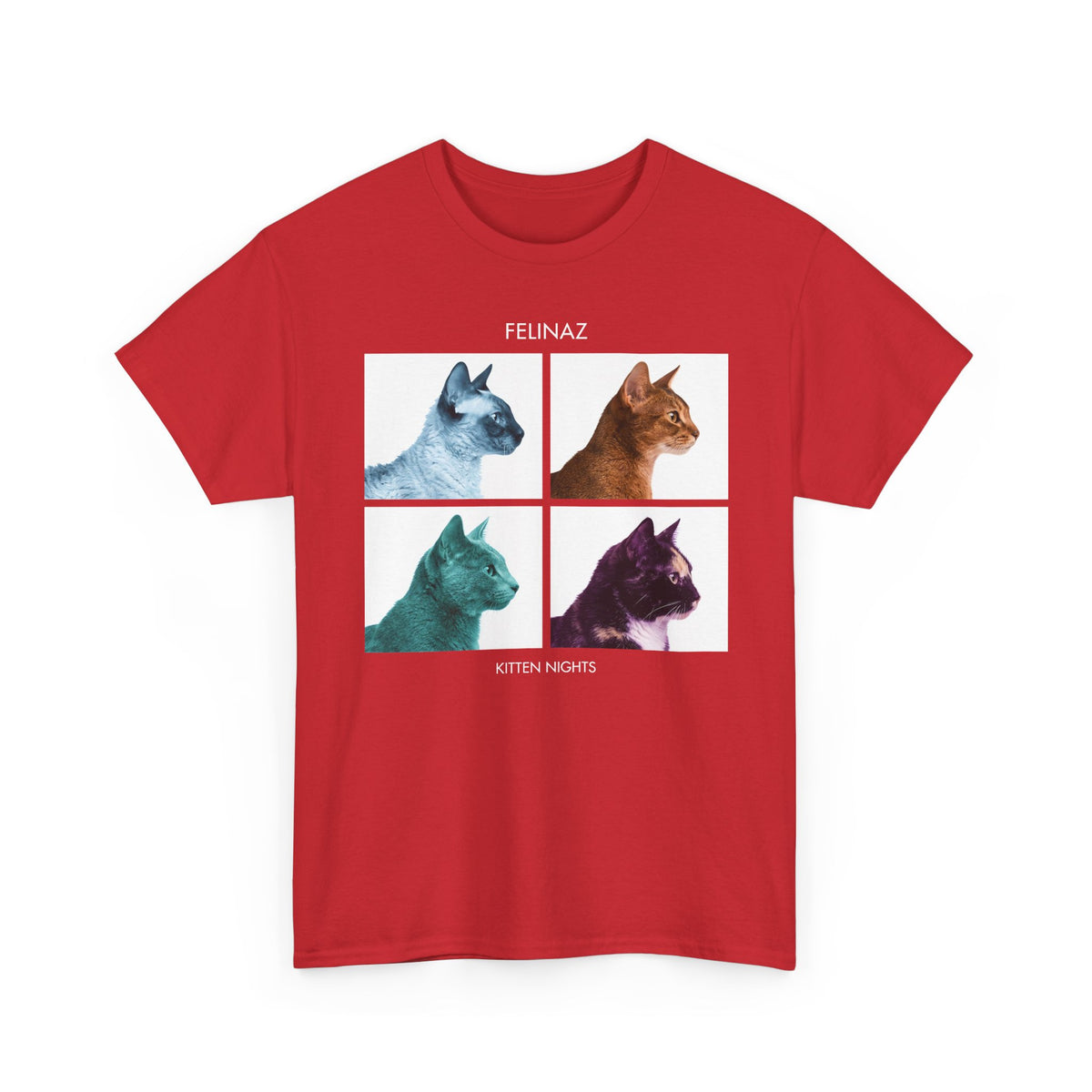 Felinaz Kitten Night Cat Parody T-Shirt