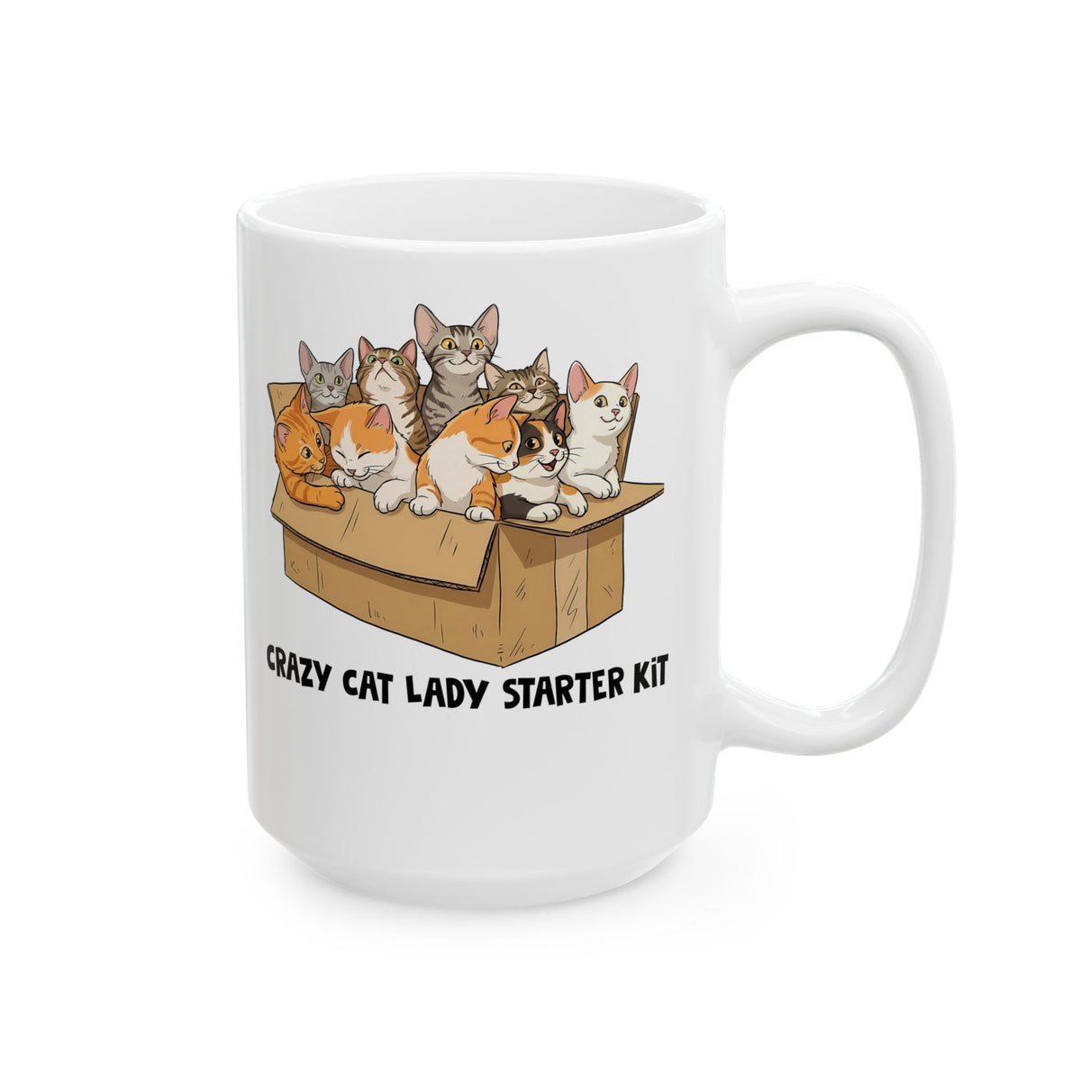 Crazy Cat Lady Starter Kit Ceramic Mug