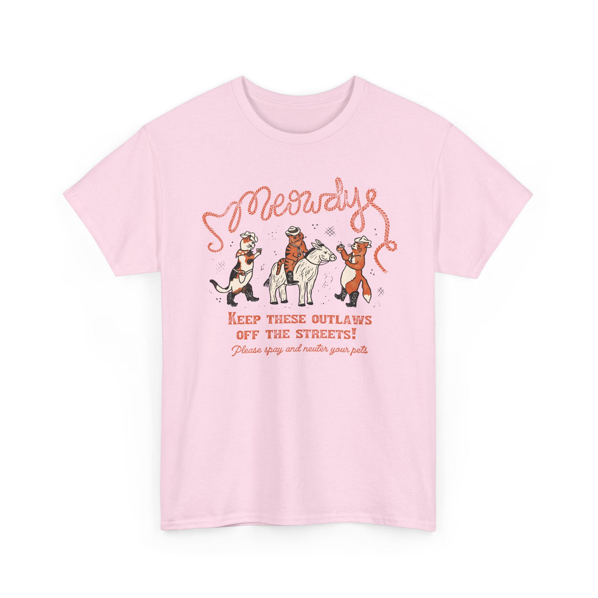 Meowdy Cat T-Shirt — Funny Cowgirl Cat Tee