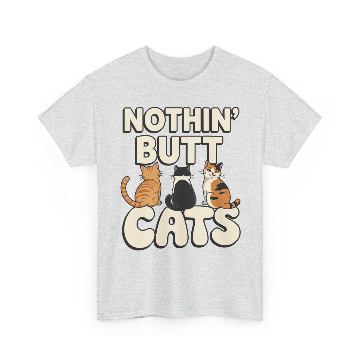 Nothin' But Cats Tee - Cute Retro Cat Lover T‑Shirt