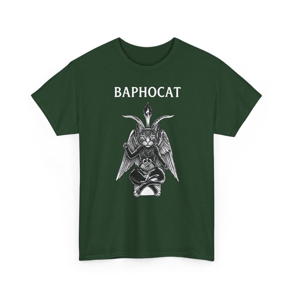 Baphocat Dark Evil Cat T-Shirt