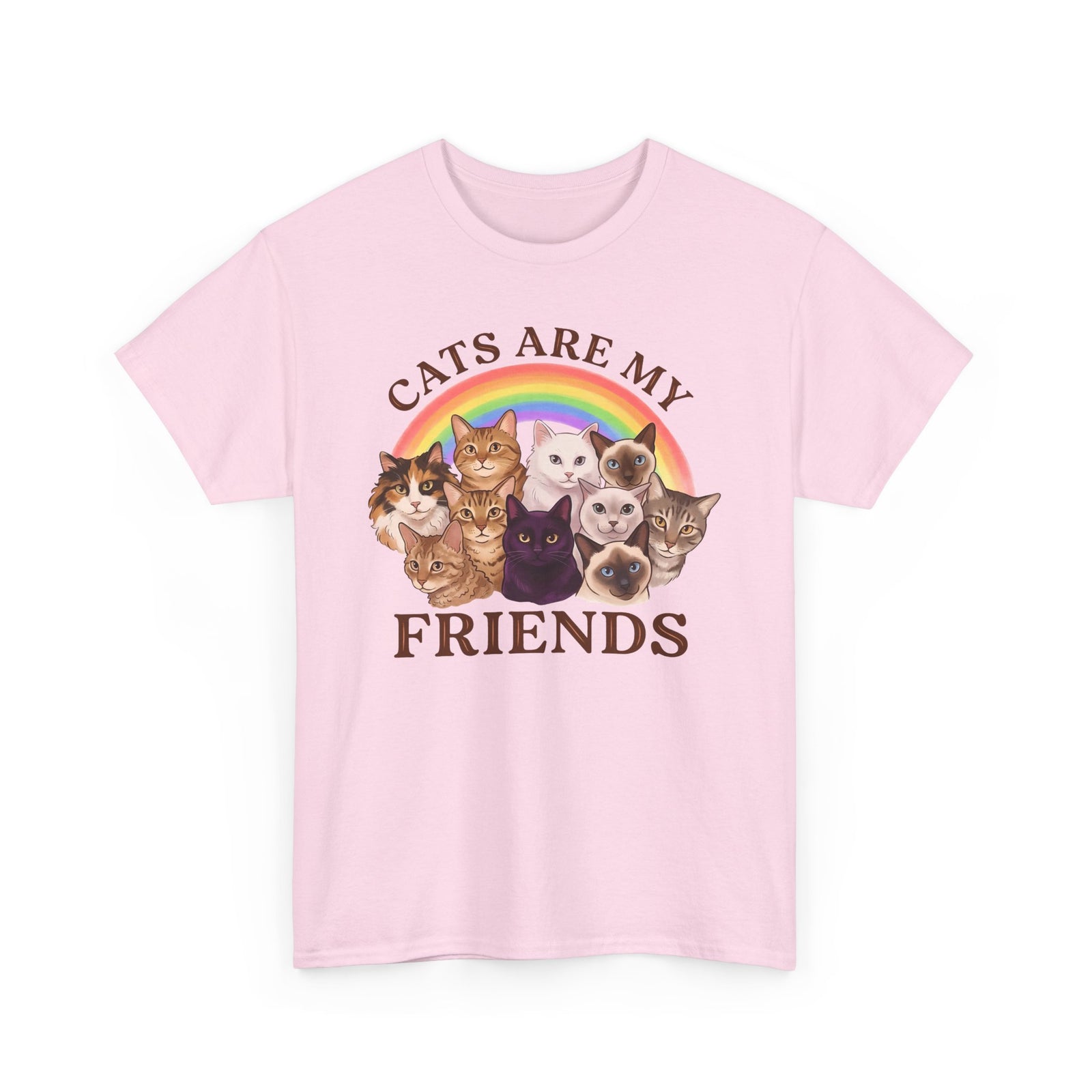 Cats Are My Friends T-Shirt — Funny Cat Lover Tee
