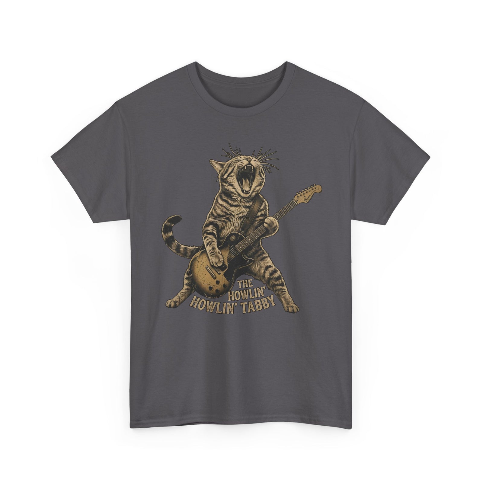 Howlin' Howlin' Tabby T-Shirt — Retro Cat Graphic Tee