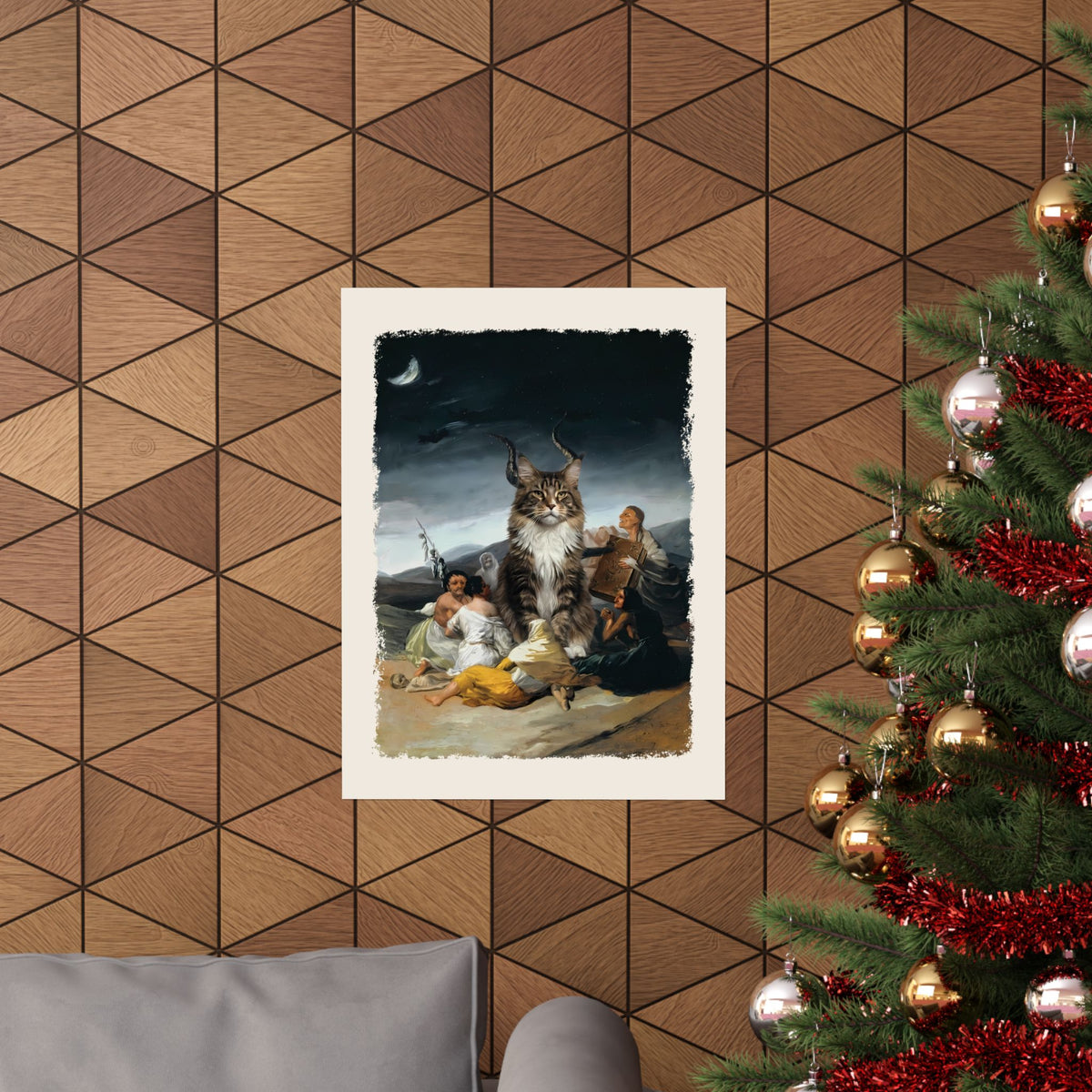 The Great Cat Poster — Bold Vintage Cat Graphic Poster