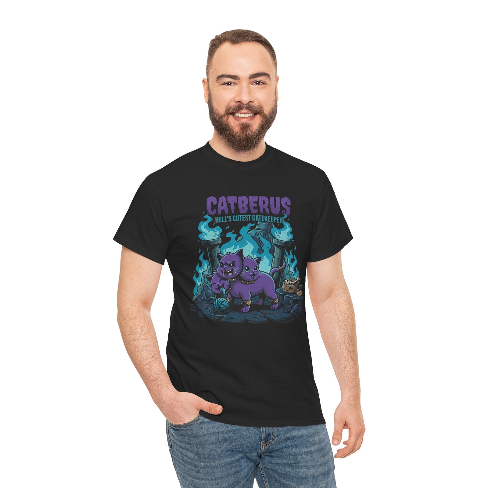 Catberus Spooky Cat T-Shirt