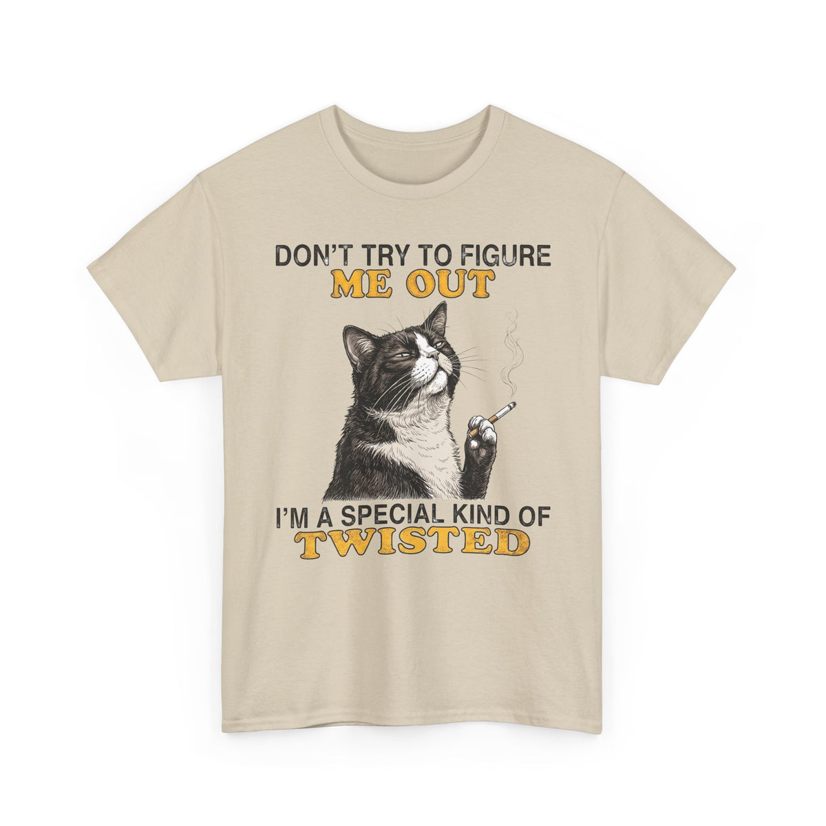 Grumpy Cat Tee "I’m a Special Kind of Twisted" Funny Sarcastic Cat Shirt for Cat Lovers