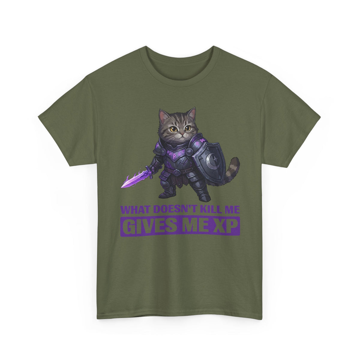 What Doesn't Kill Me Gives Me XP Cat T-Shirt