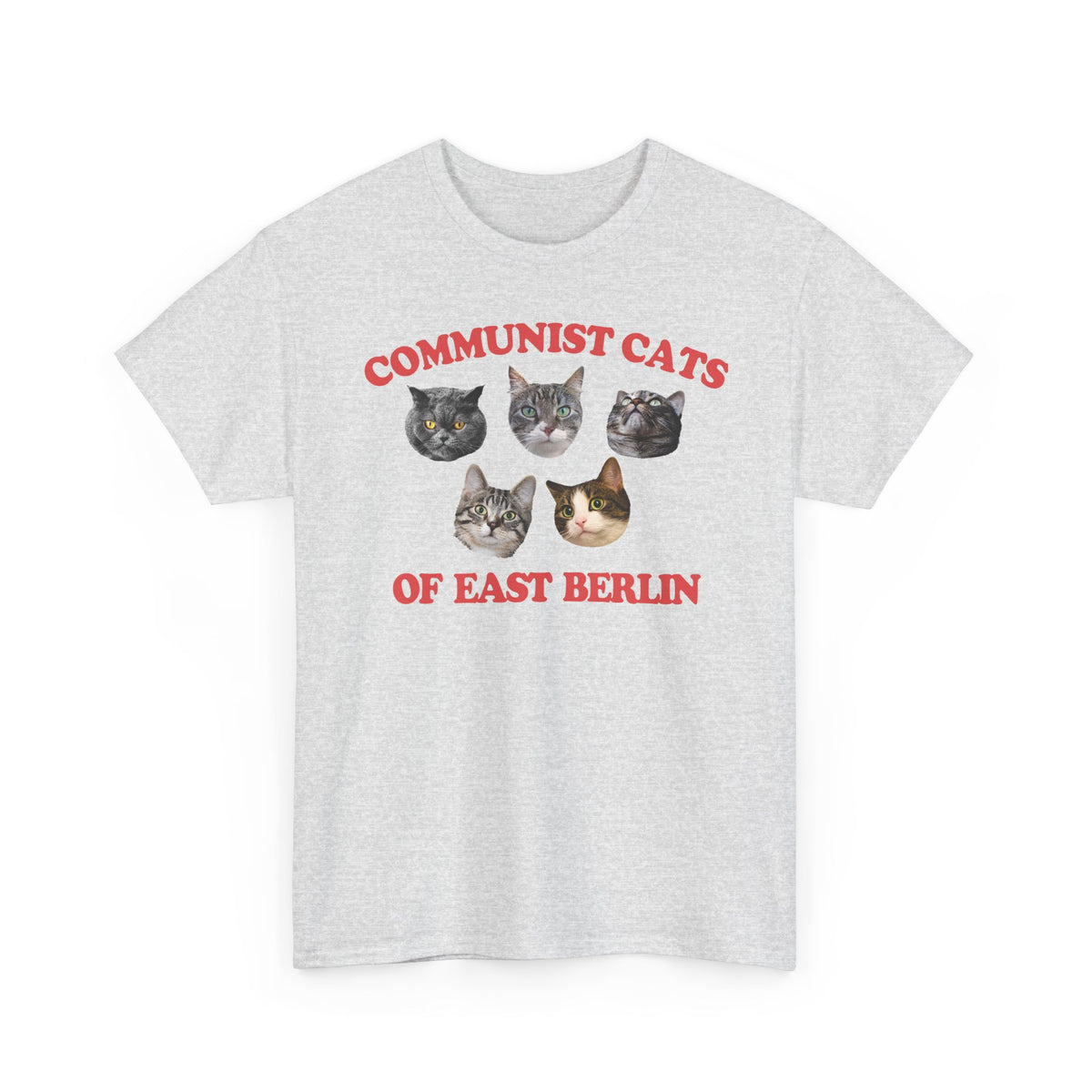 Communist Cats of East Berlin T-Shirt — Retro Socialist Cat Tee