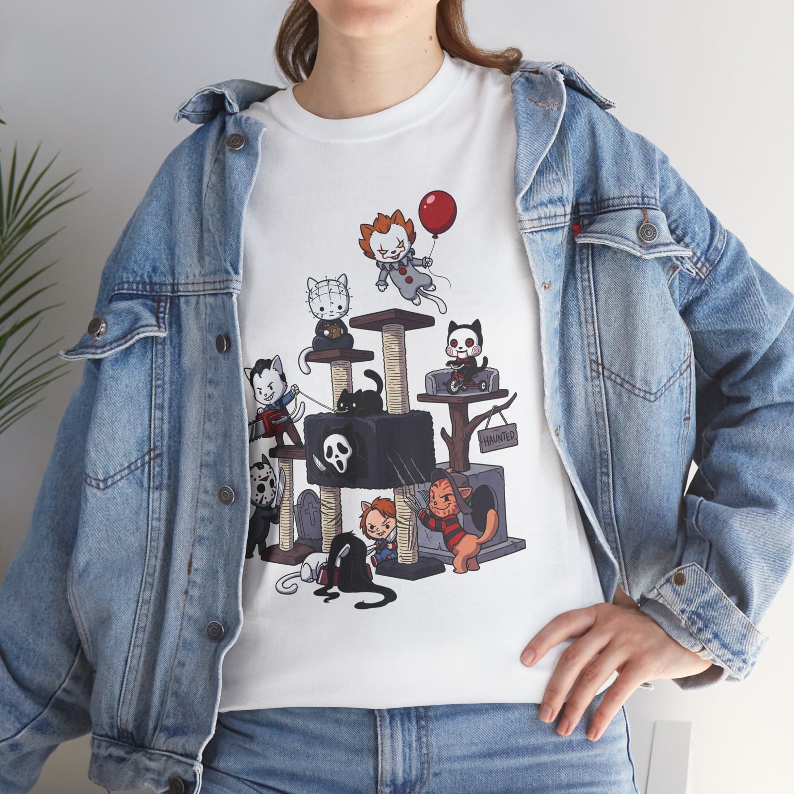 Horror Movie Cats T‑Shirt — Cute Creepy Kitty Playground
