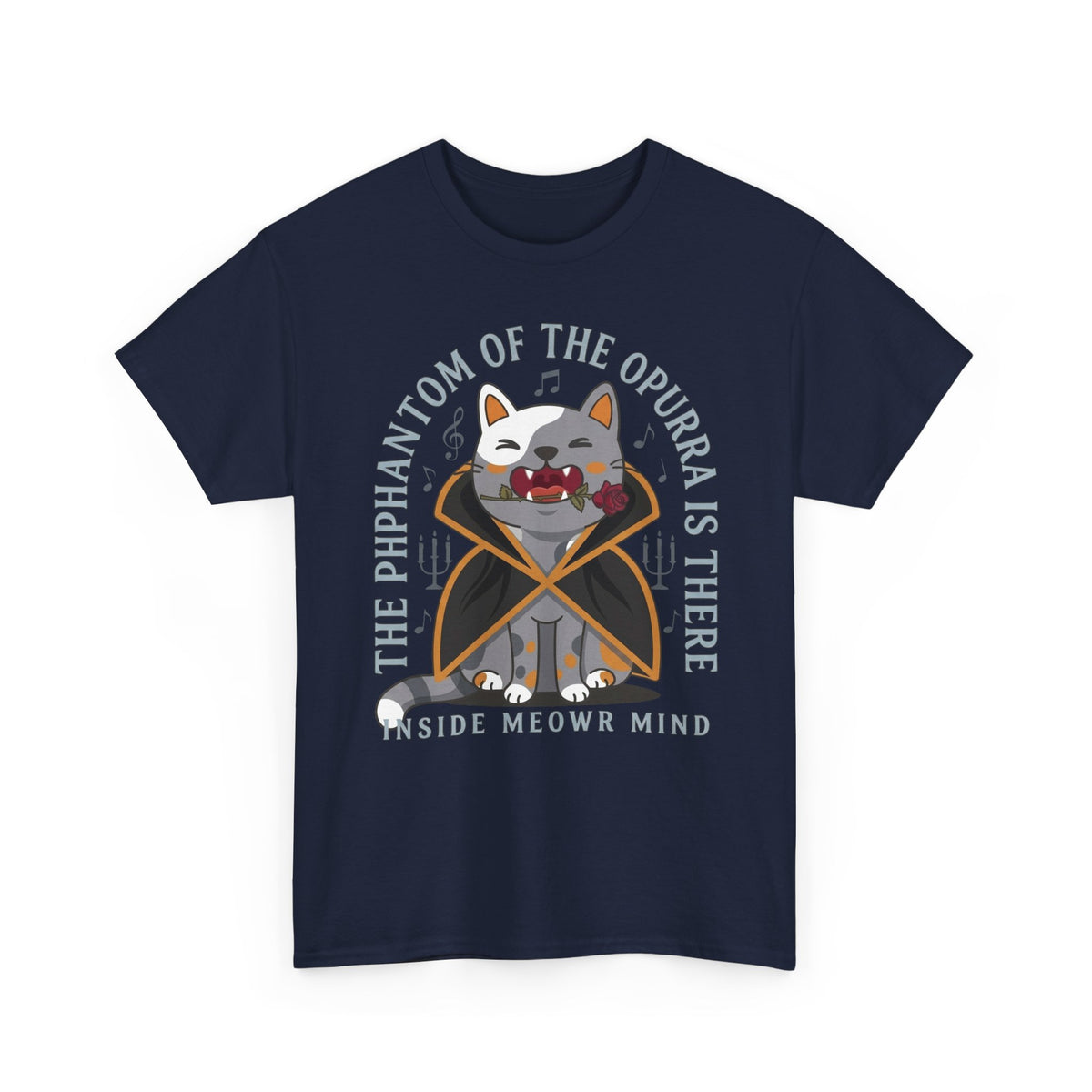 Phantom of the Opurra T-Shirt — Cat Musical Parody Tee