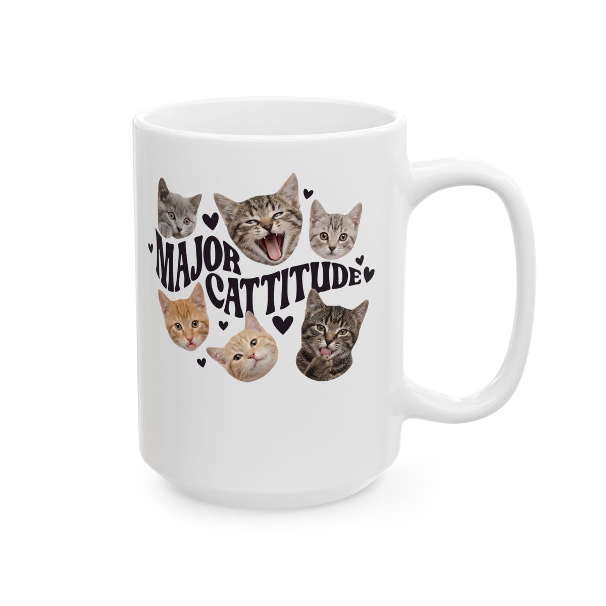 Major Cattitude Ceramic Mug Funny Cat Attitude Mug