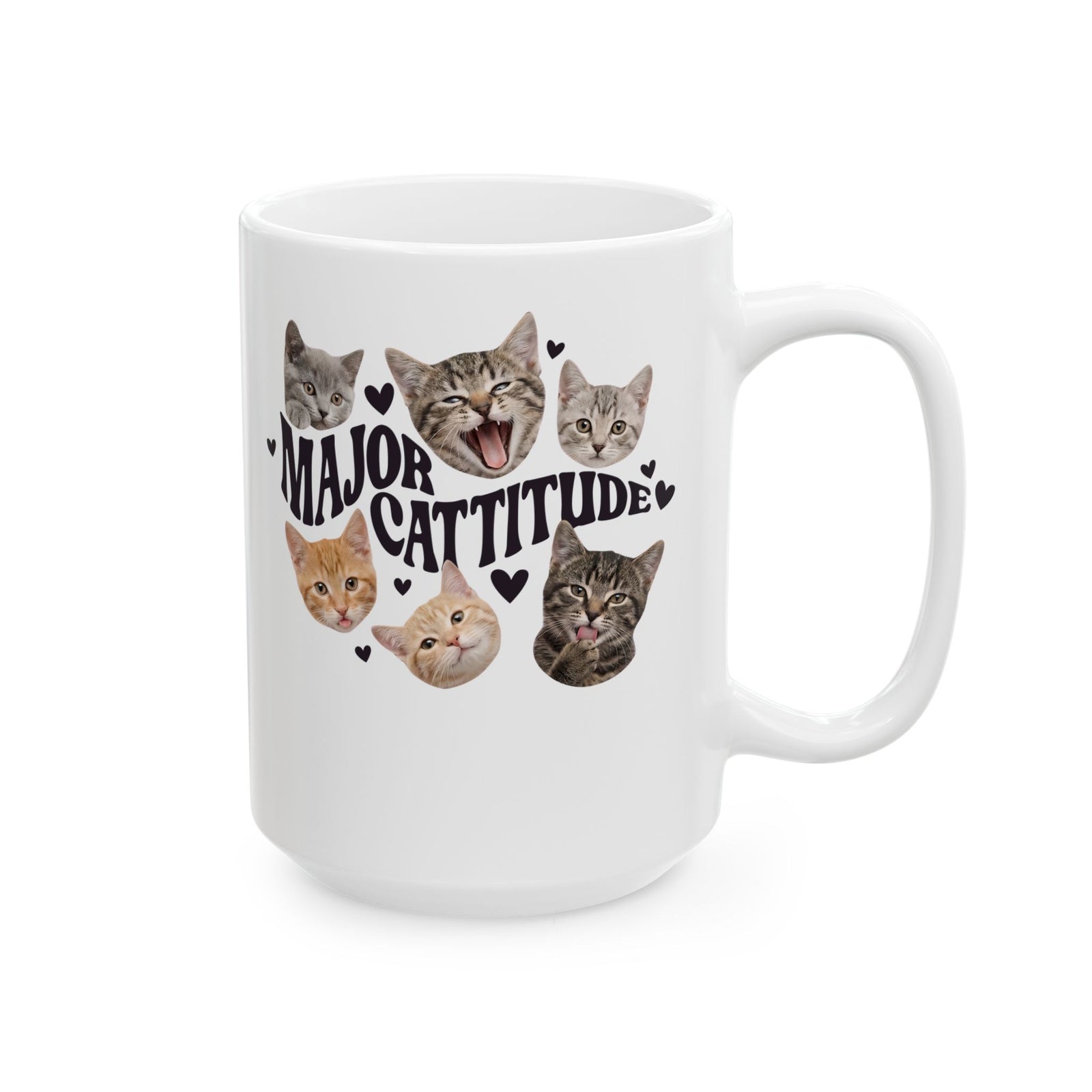 Major Cattitude Ceramic Mug Funny Cat Attitude Mug