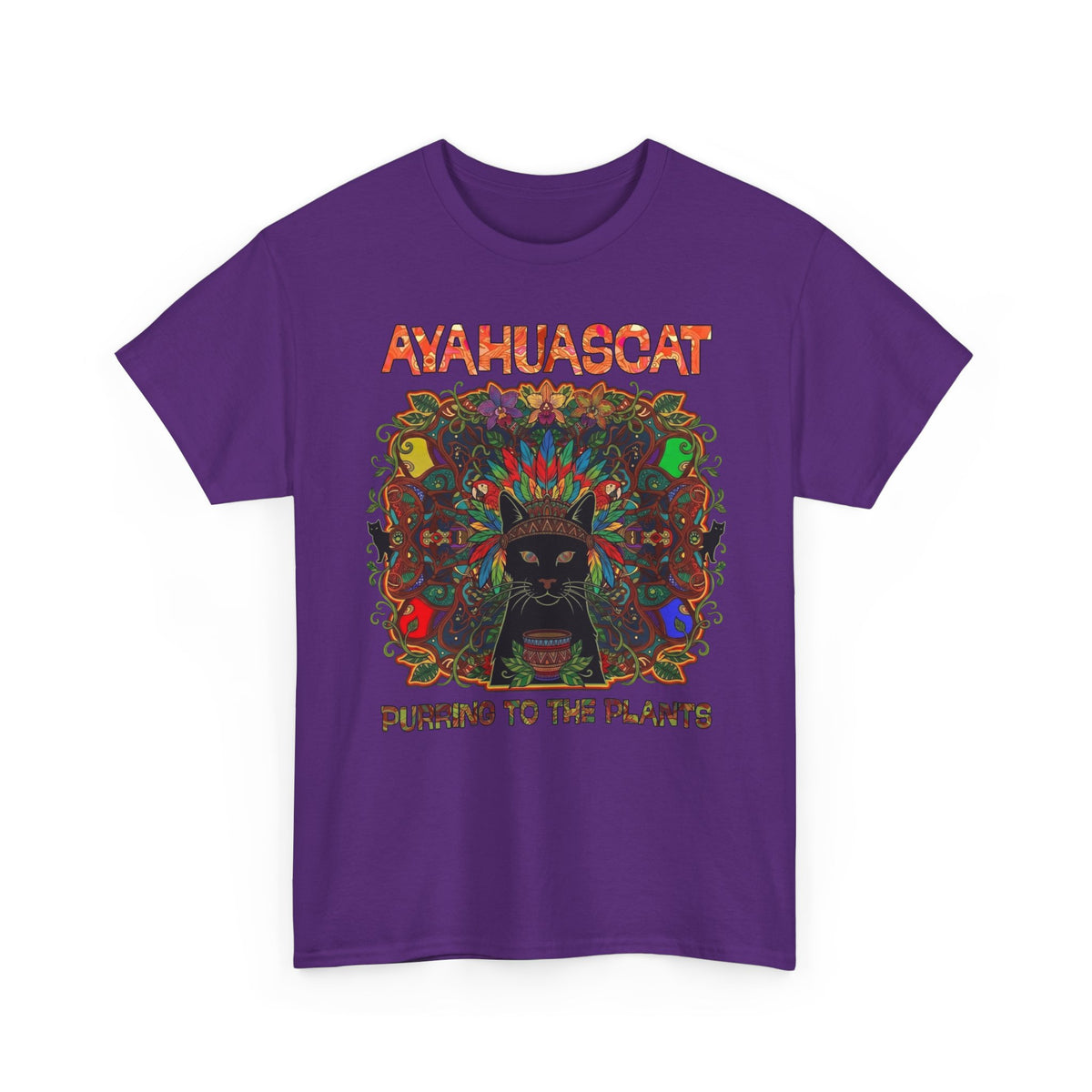 Ayahuascat T-Shirt — Psychedelic Cat Tee