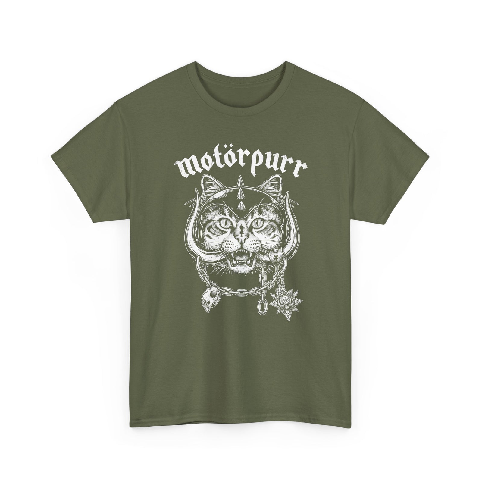 Heavy Metal Cat "Motorpurr" T-Shirt