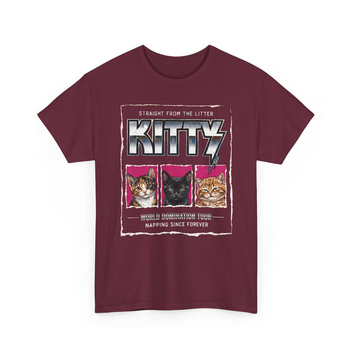 Straight From the Litter Kitty T-Shirt Funny Cat Lover Tee