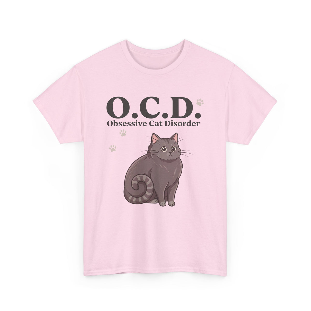 Obsessive Cat Disorder T-Shirt — O.C.D. Cat Lover Tee