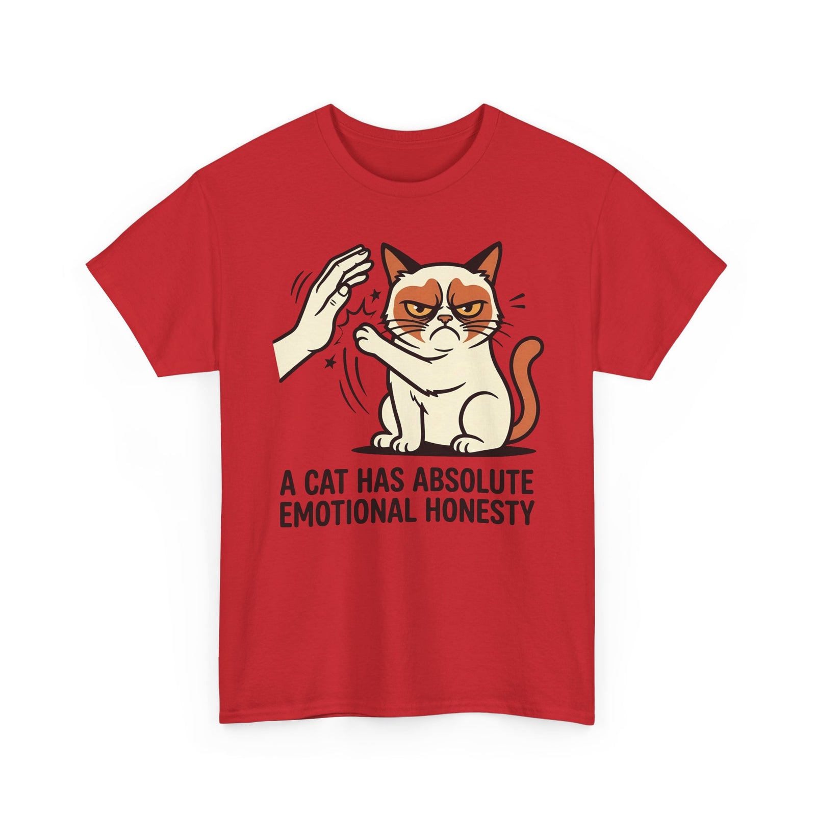 Funny Angry Cat Slap T-Shirt