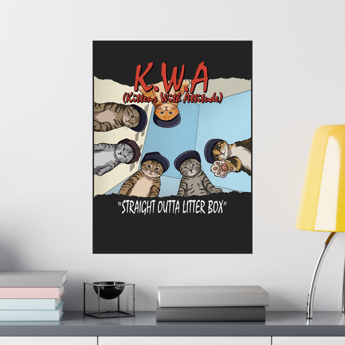 Kittens With Attitude Poster