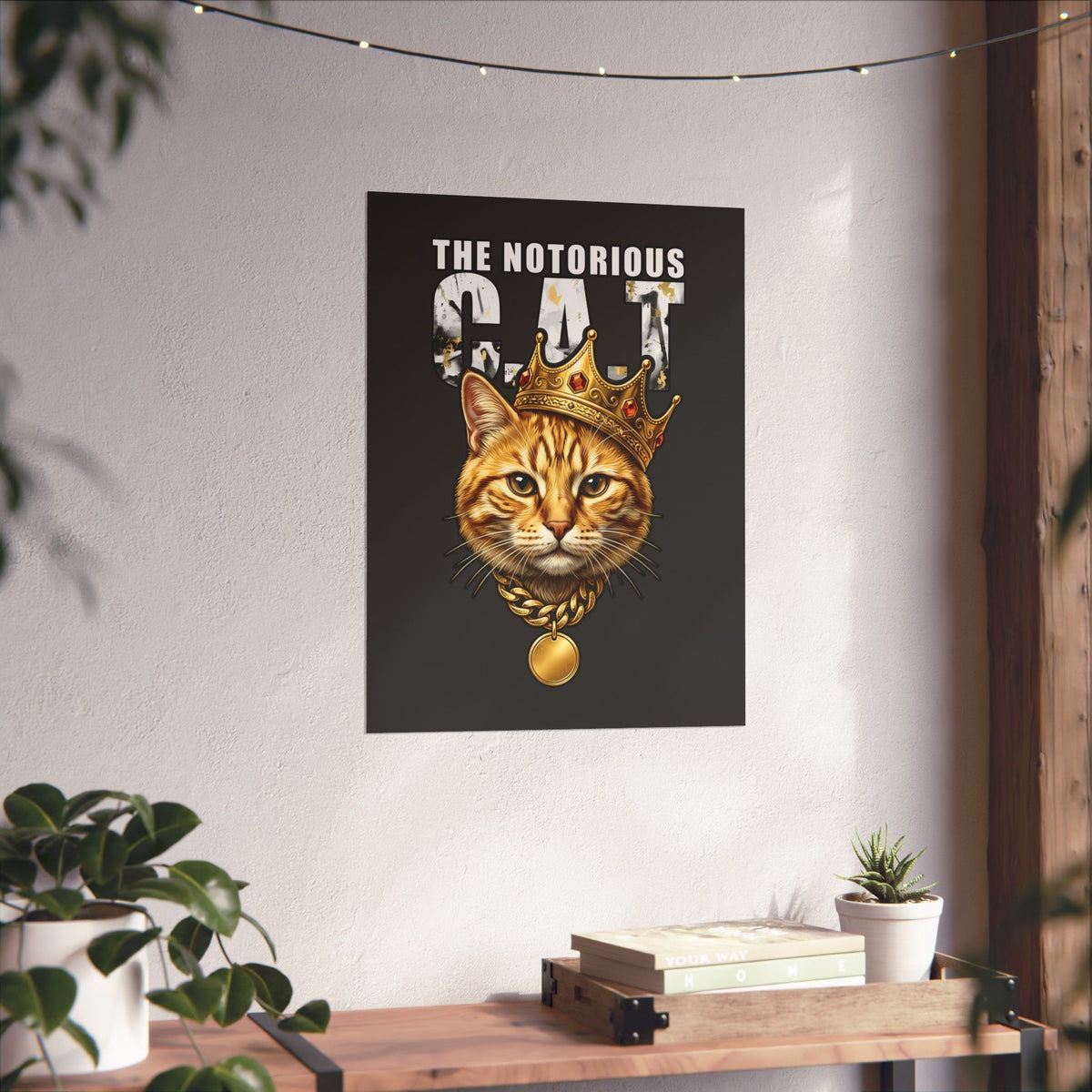 Notorious Cat Parody Poster — The Notorious Cat Graphic Poster