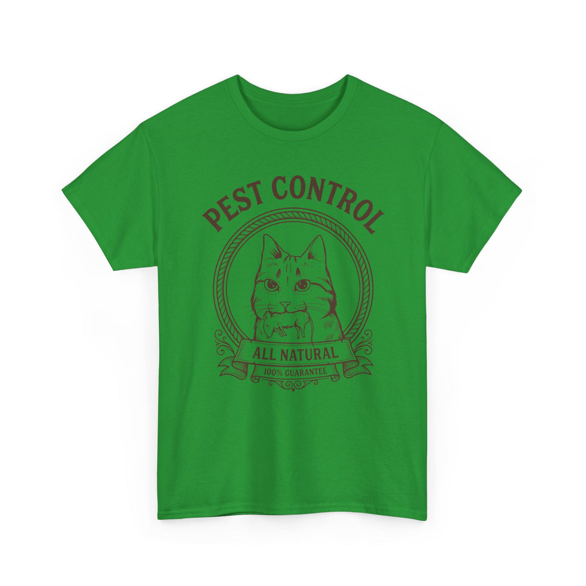 All Natural Pest Control – Funny Cat T-Shirt