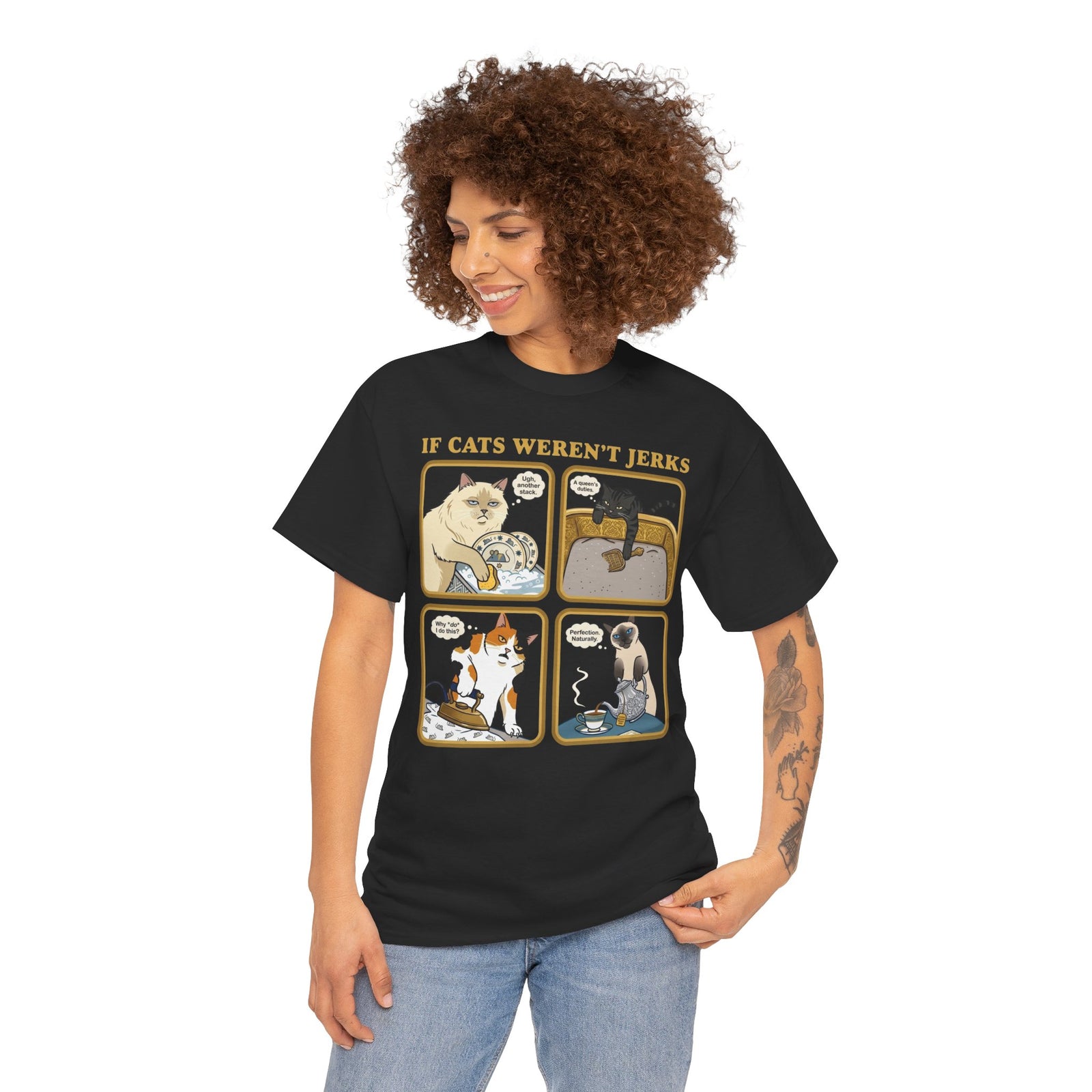 If Cats Weren't Jerks T-Shirt — Funny Cat Lover Tee