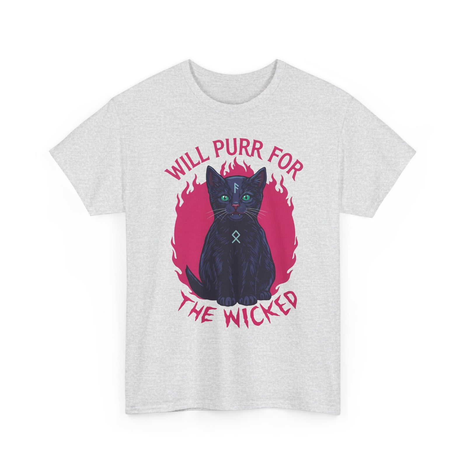 Will Purr For the Wicked Black Cat T-Shirt