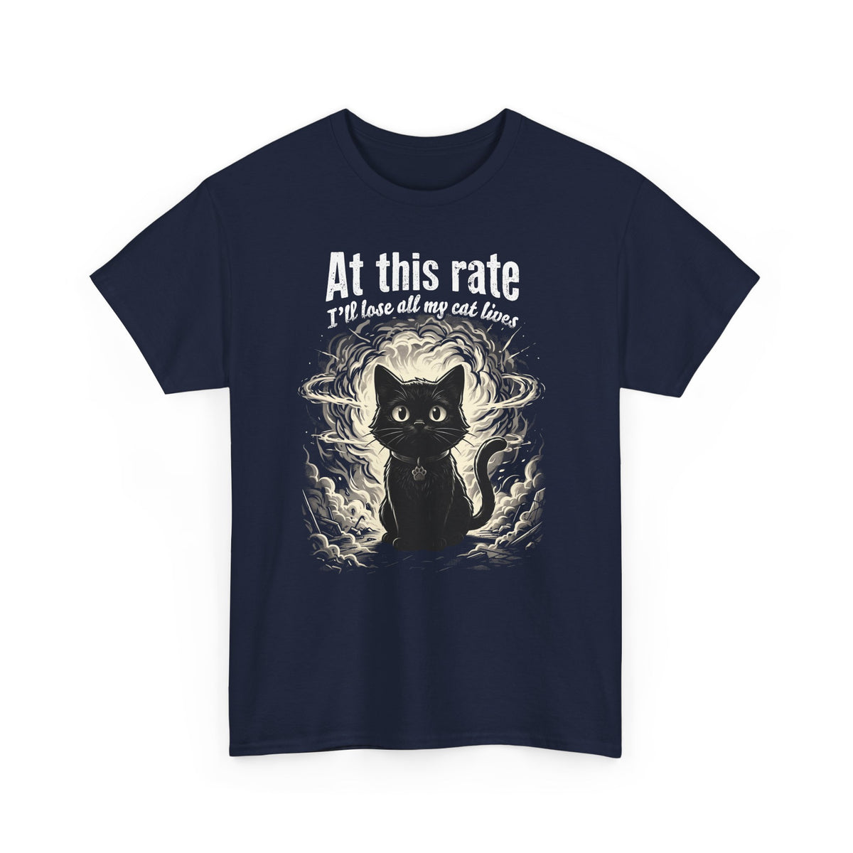 Apocalypse Cat T-Shirt Post-Apocalyptic Cat Graphic Tee