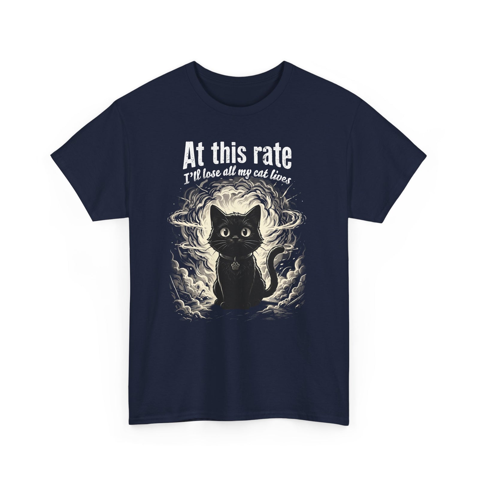 Apocalypse Cat T-Shirt Post-Apocalyptic Cat Graphic Tee