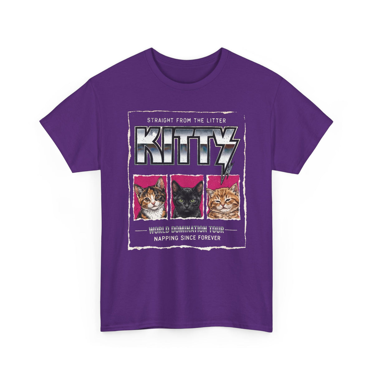 Straight From the Litter Kitty T-Shirt Funny Cat Lover Tee