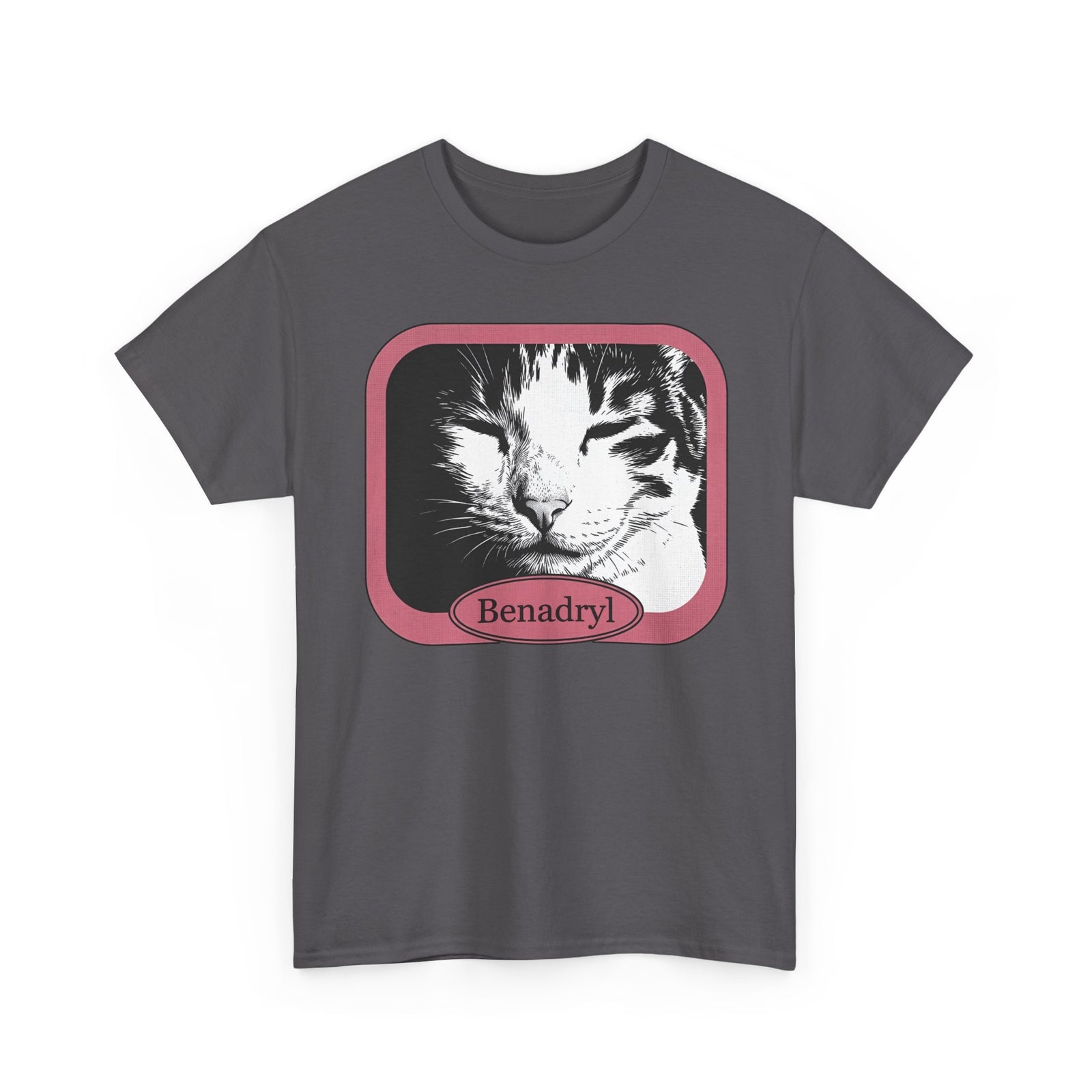 Cat After Benadryl T-Shirt — Funny Groggy Cat Tee