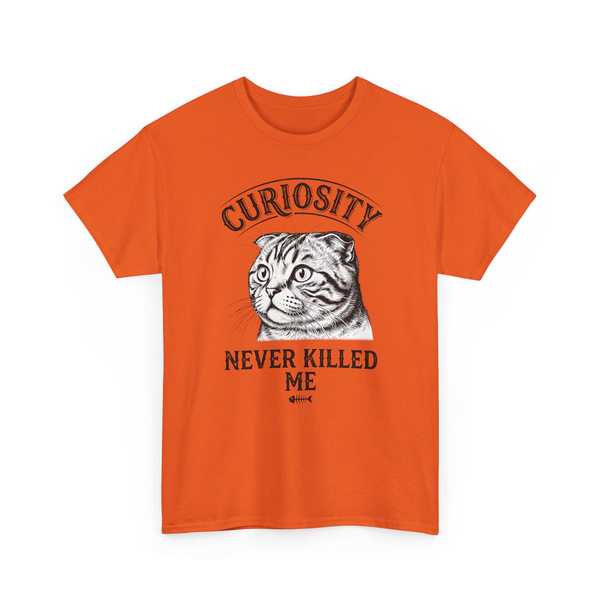 Curiosity Never Killed The Cat T-Shirt — Funny Cat Lover Tee