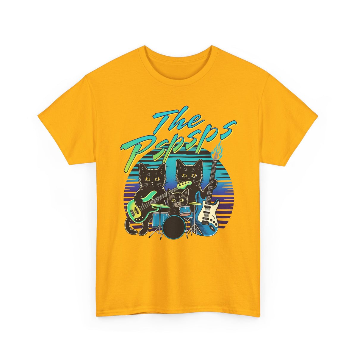 Pspsps Cat Band T-Shirt