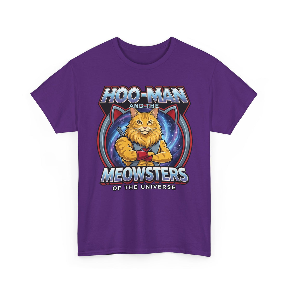 Hoo-Man and the Meowsters of the Universe T-Shirt