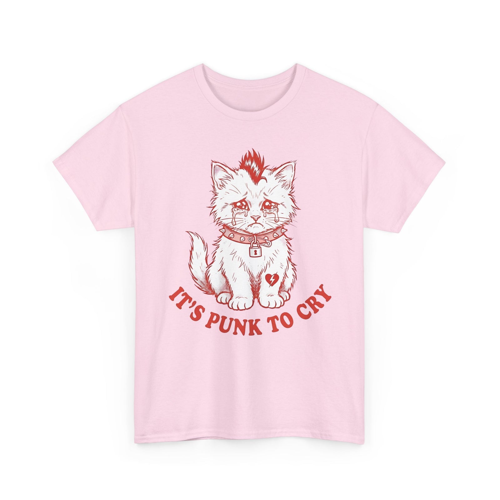 It's Punk To Cry Tee — Edgy Emotional Graphic T-Shirt