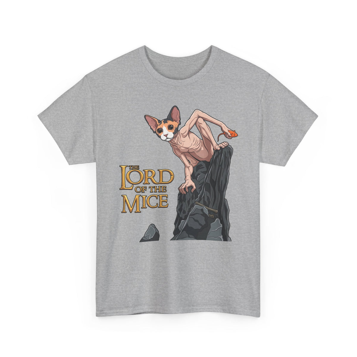 Lord of the Mice T‑Shirt — Fantasy Sphynx Cat Parody Tee