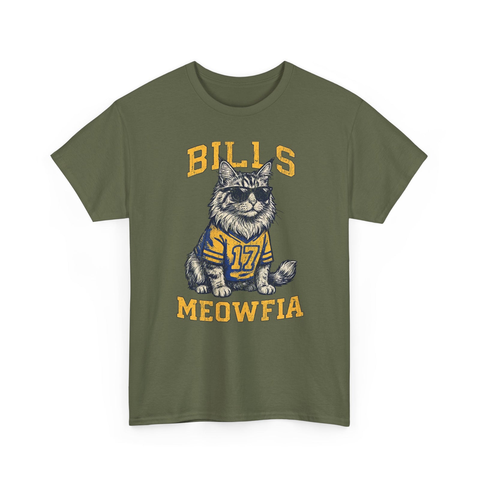 Bills Meowfia T-Shirt — Funny Cat Mafia Graphic Tee