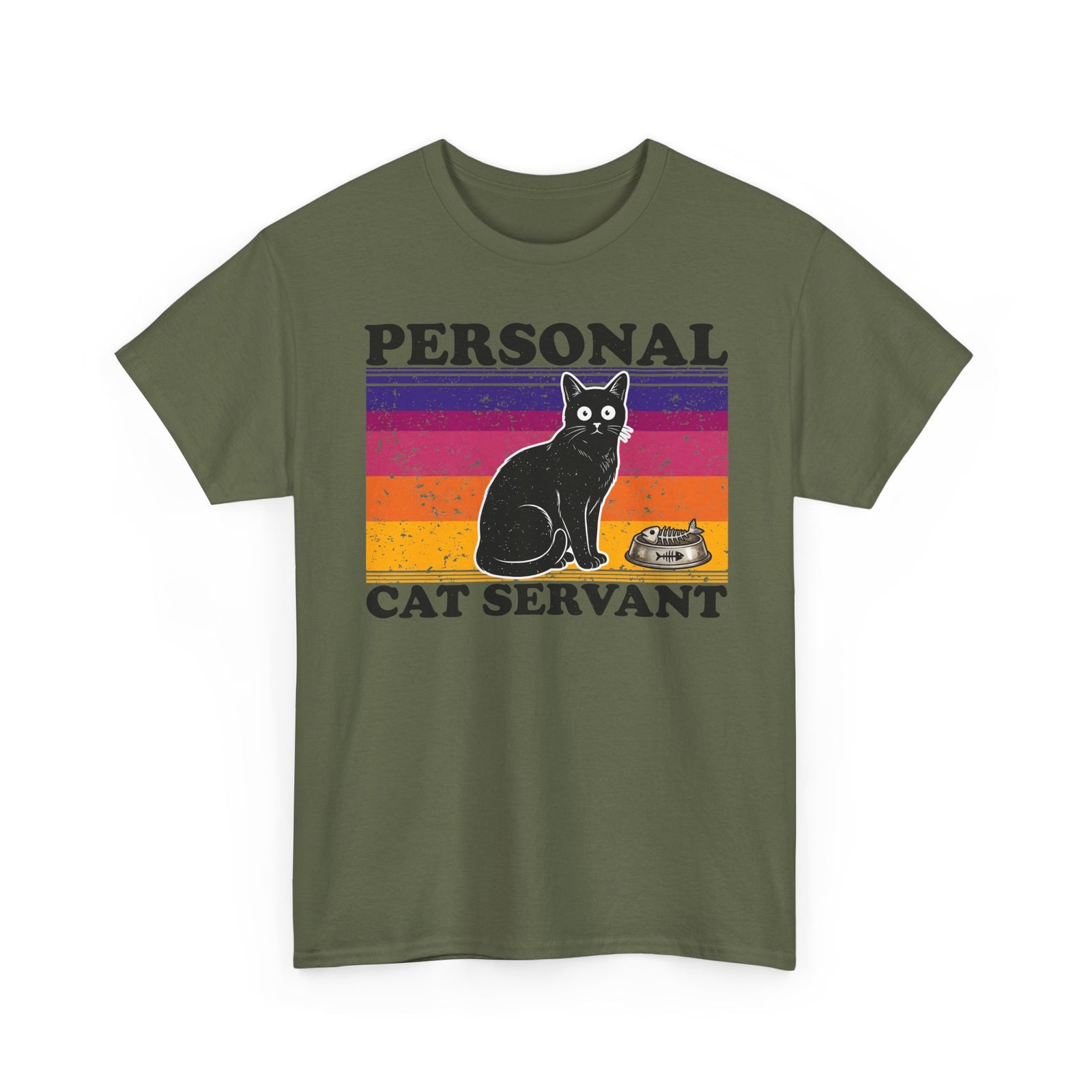 Personal Cat Servant T-Shirt — Funny Cat Lover Tee
