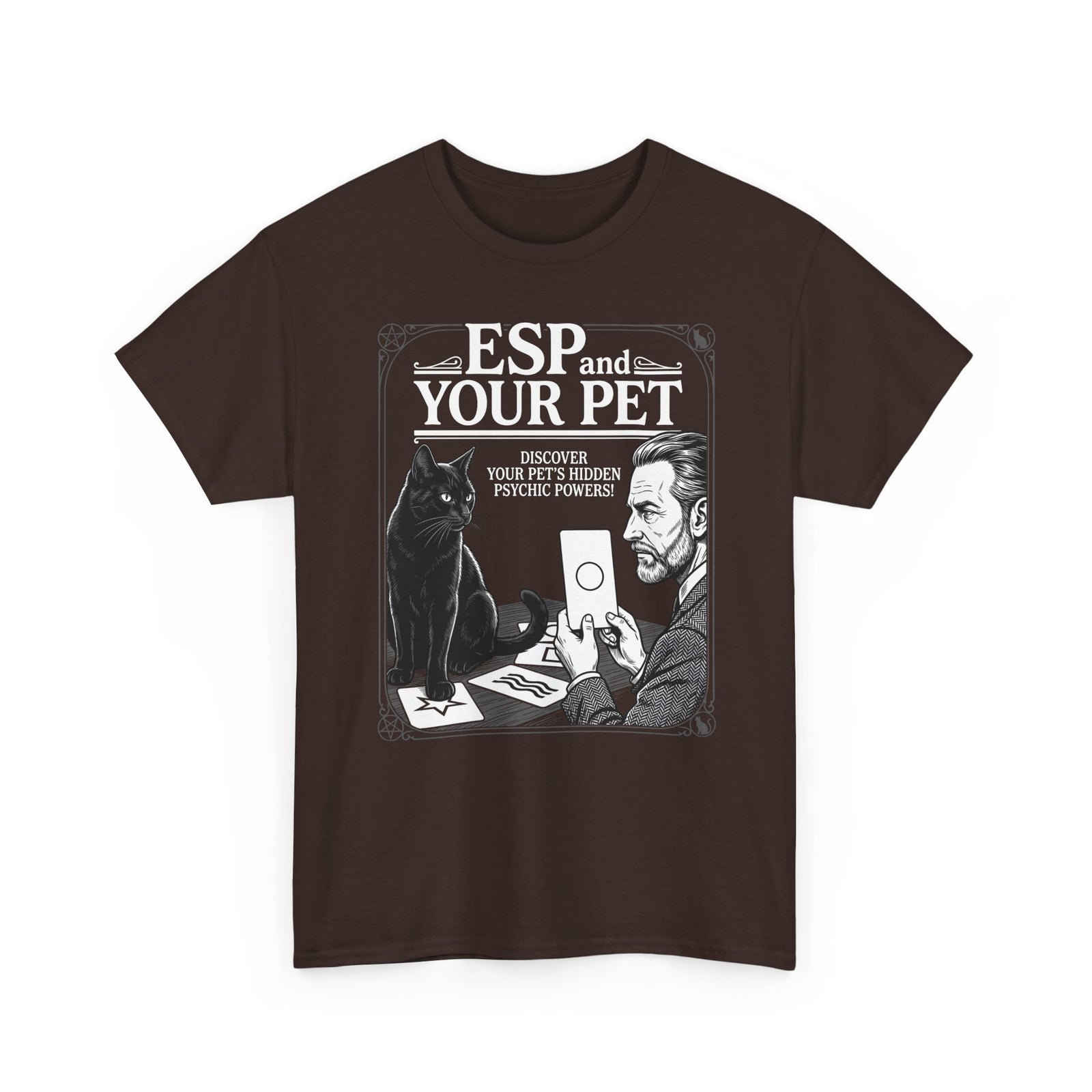 ESP & Your Pet Cat T-Shirt — Psychic Cat Lover Tee