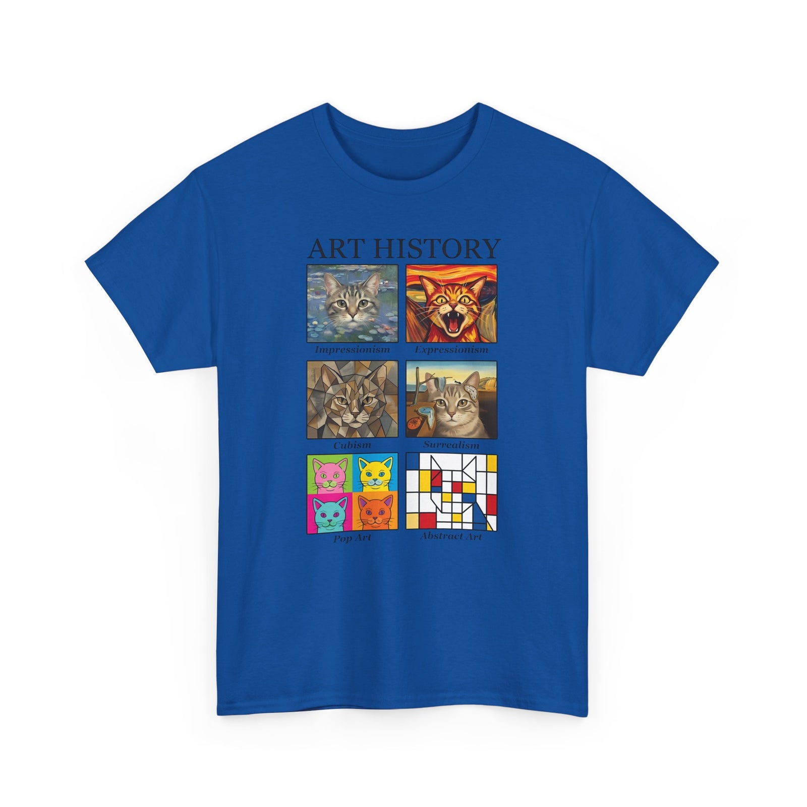Cats in Masterpieces T-Shirt — Artistic Cat Painting Tee
