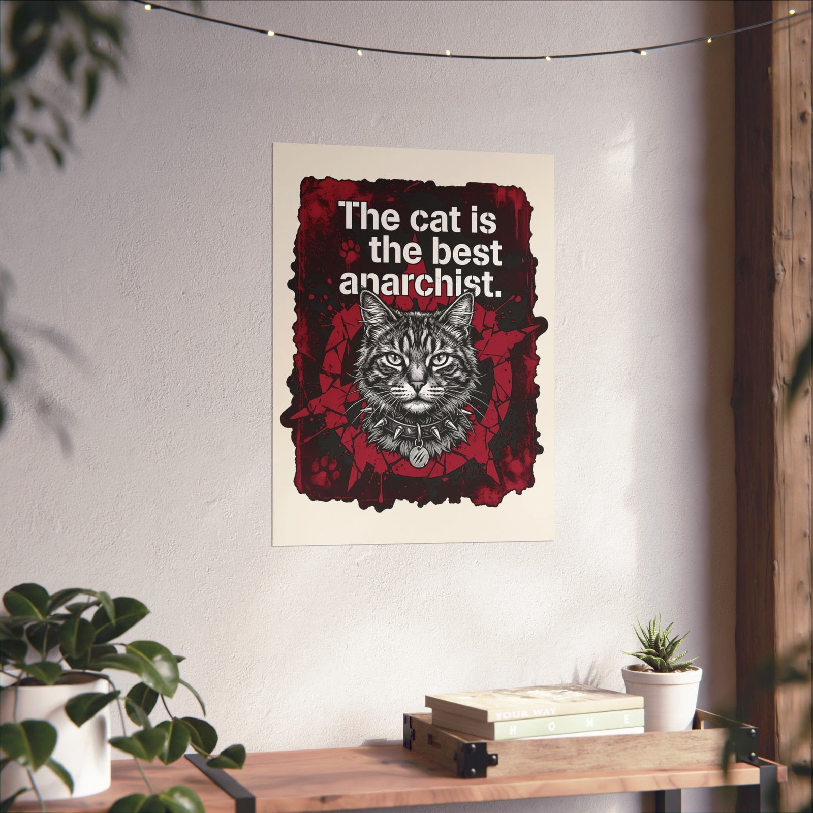 Anarchist Cat Poster "The Cat Is the Best Anarchist"