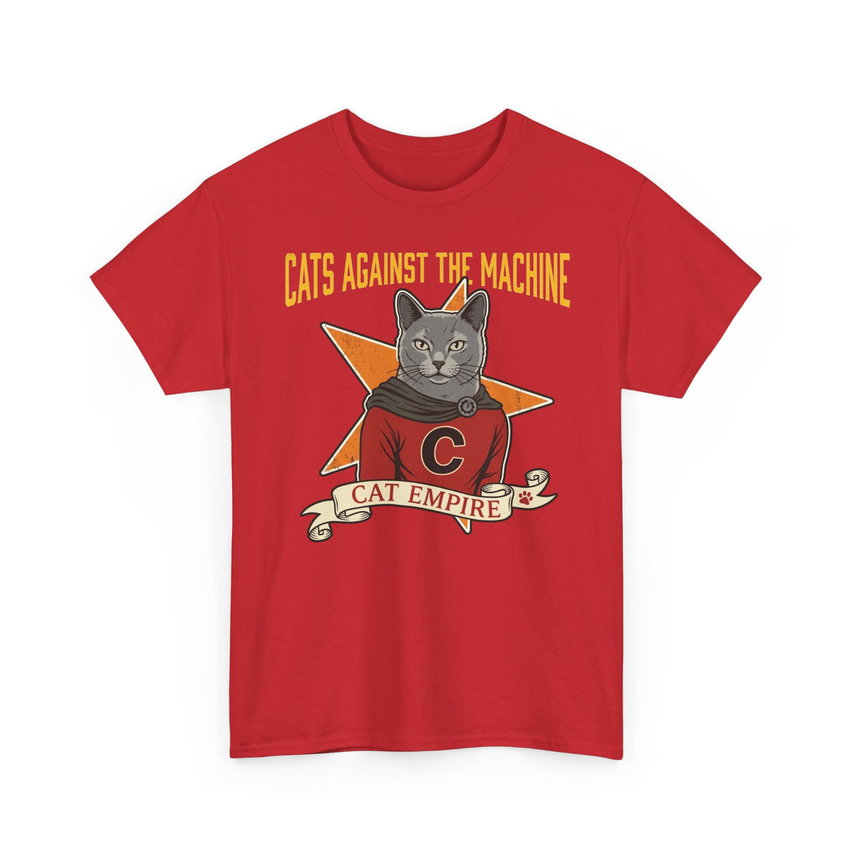 Cat Against the Machine Tee — Cat Empire Graphic T-Shirt