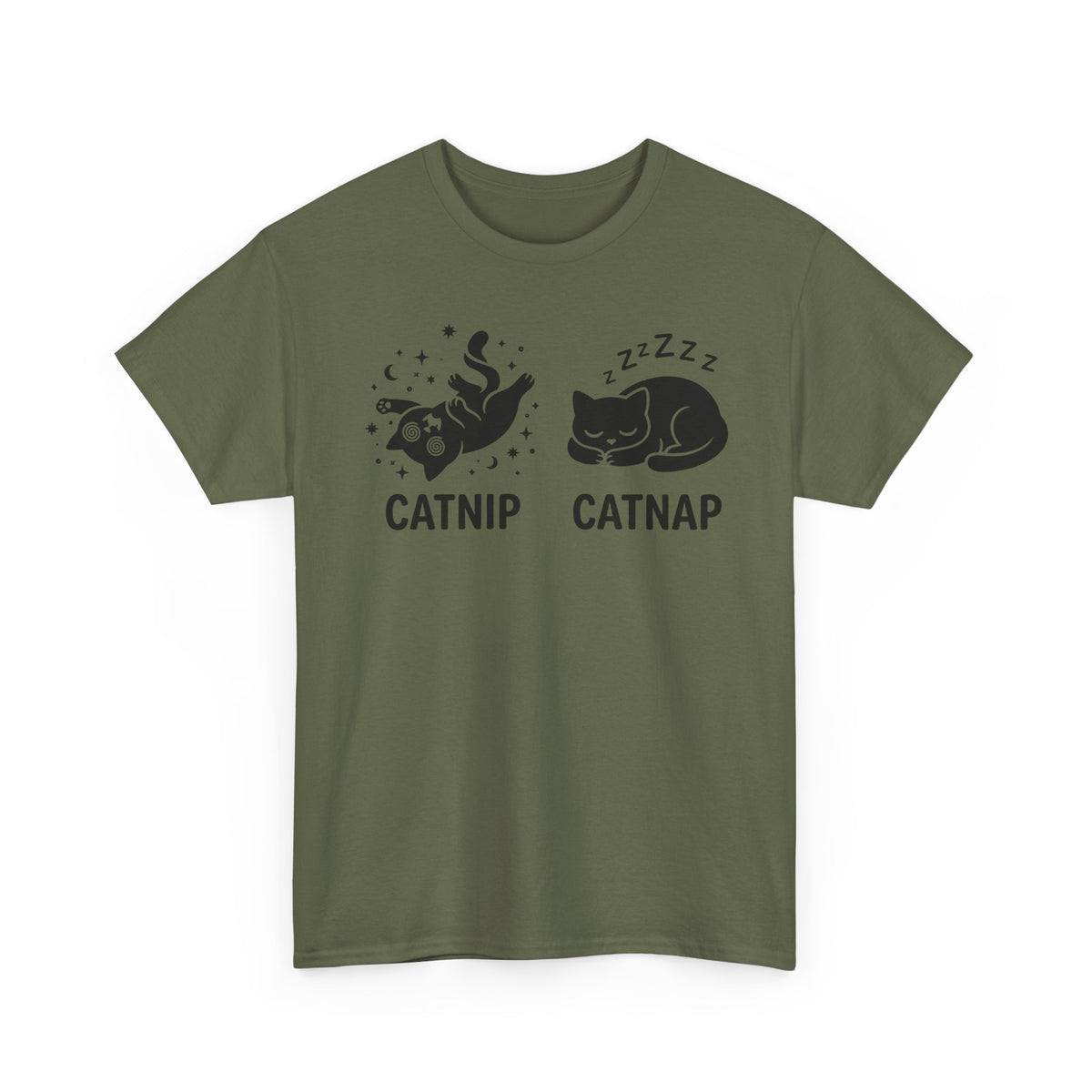 Catnip Catnap Cat T-Shirt — Cute Cat Nap Graphic Tee