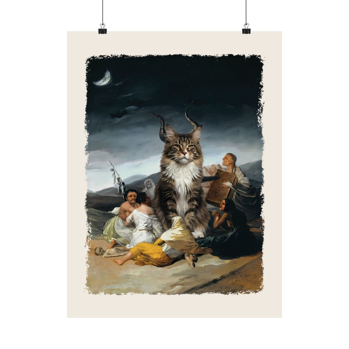 The Great Cat Poster — Bold Vintage Cat Graphic Poster