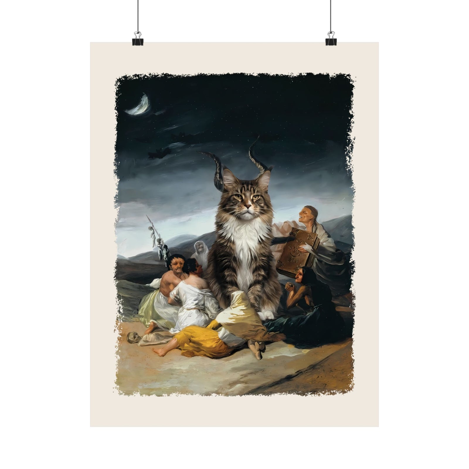The Great Cat Poster — Bold Vintage Cat Graphic Poster