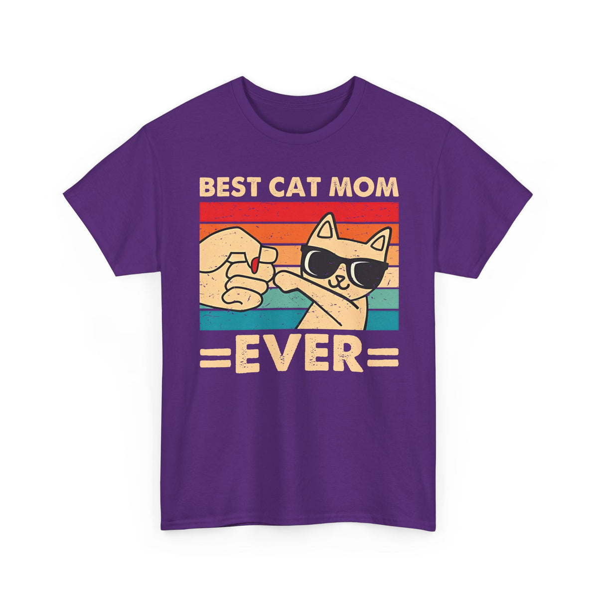 Best Cat Mom Ever T-Shirt — Cute Cat Mom Gift
