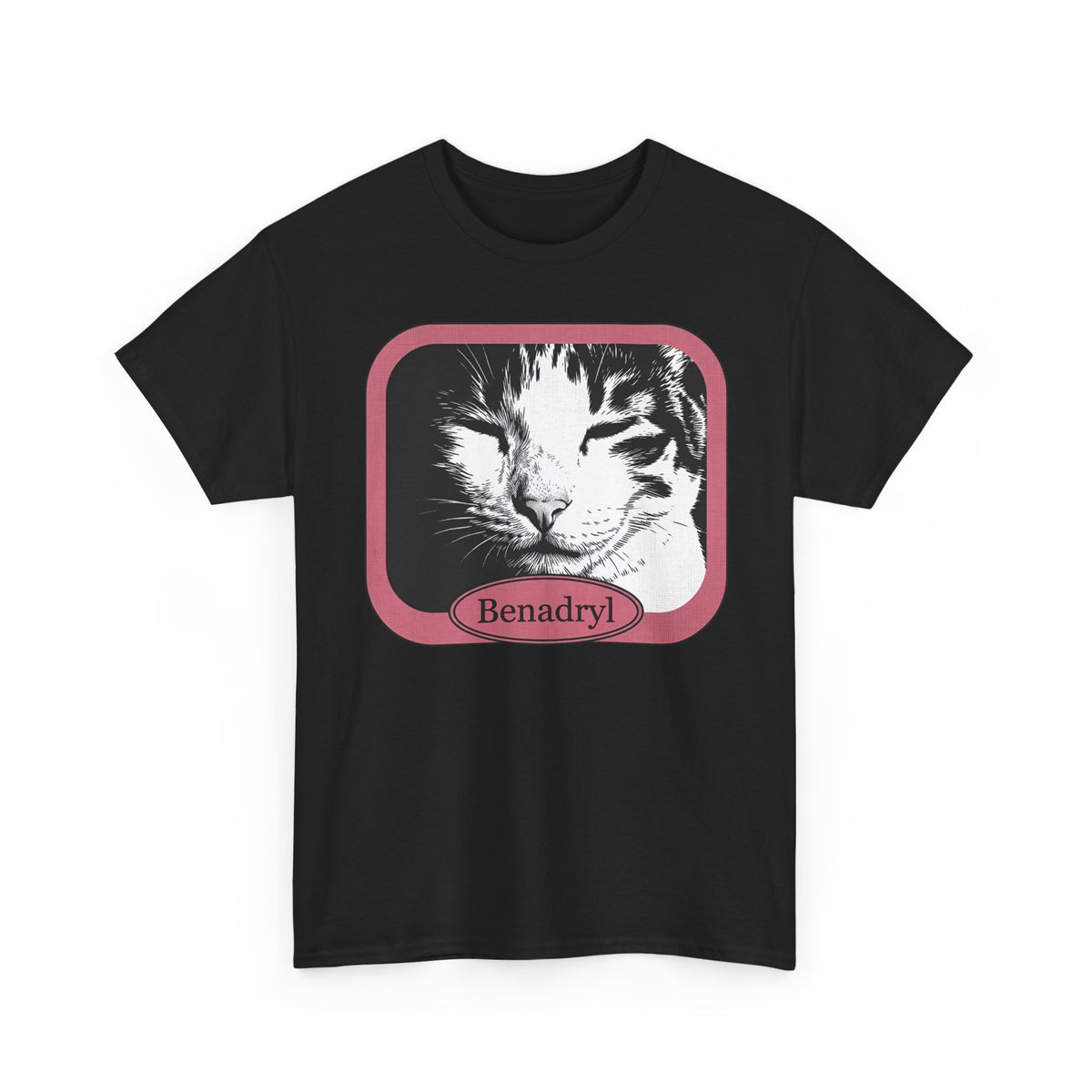 Cat After Benadryl T-Shirt — Funny Groggy Cat Tee