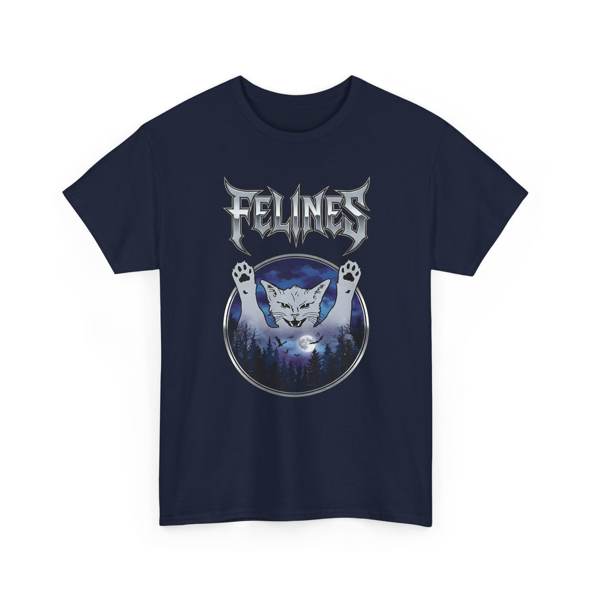 Felines Ghost T-Shirt — Spooky Cat Graphic Tee