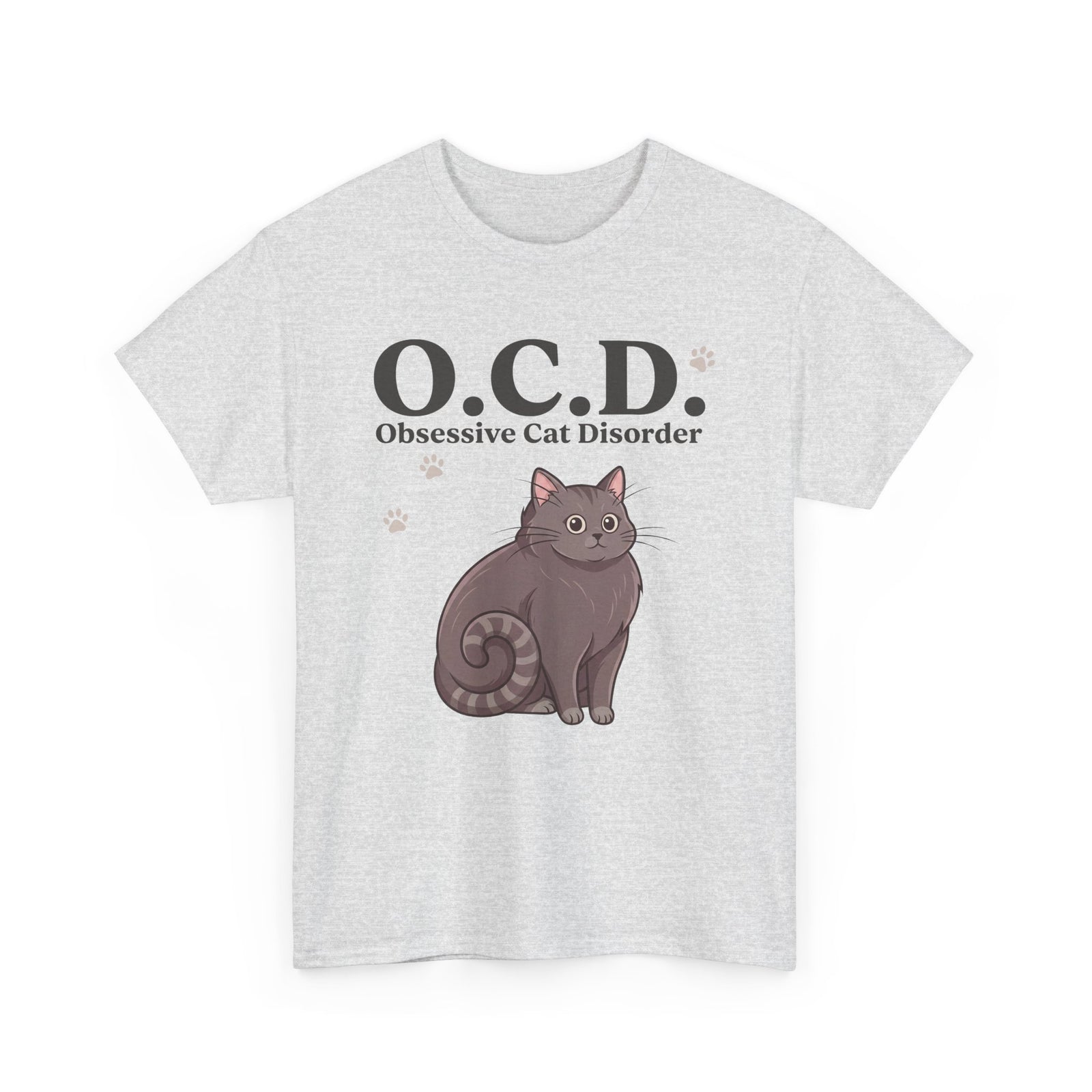 Obsessive Cat Disorder T-Shirt — O.C.D. Cat Lover Tee