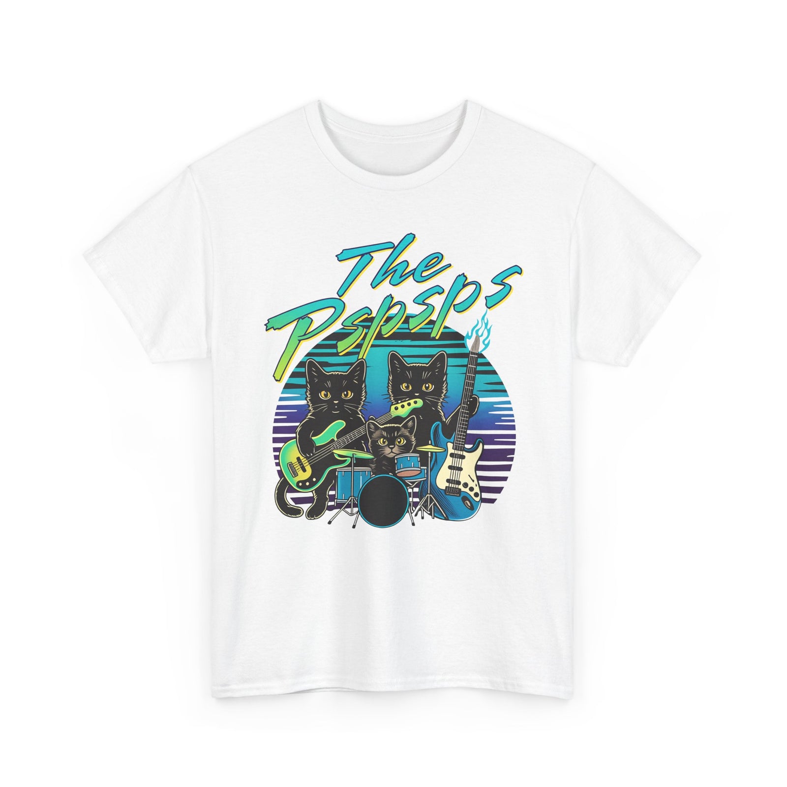Pspsps Cat Band T-Shirt