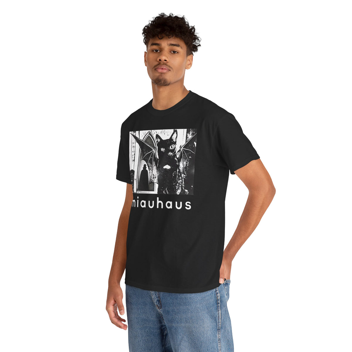 Miauhaus Black Cat T-Shirt